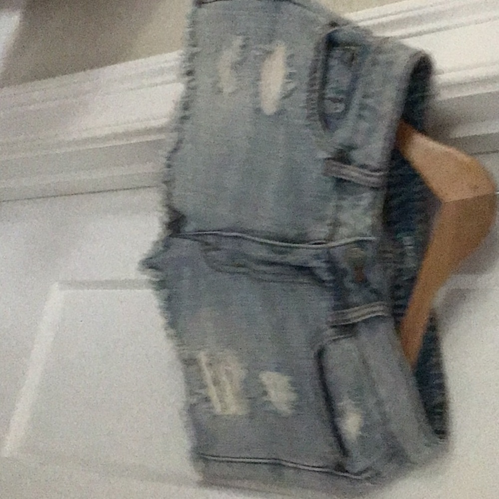 Denim shorts